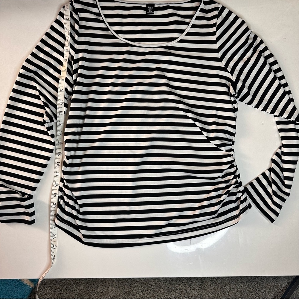Striped Long Sleeve Tee lightweight